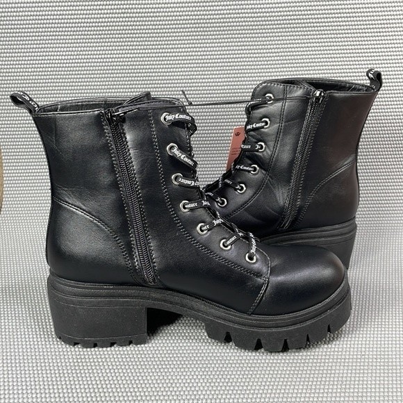 Juicy Couture Shoes Juicy Couture Womens Combat Style Boots Size M